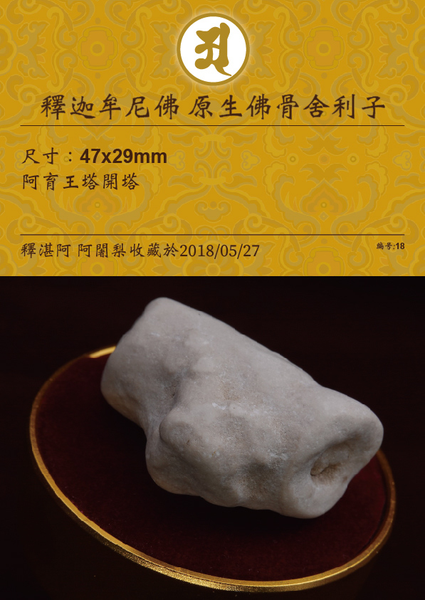 釋迦牟尼佛 原生佛骨舍利子