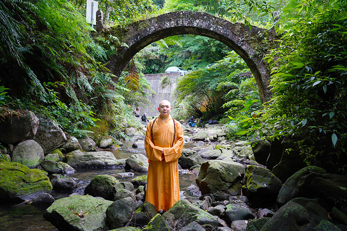 釋湛阿 阿闍梨於長生普渡橋下