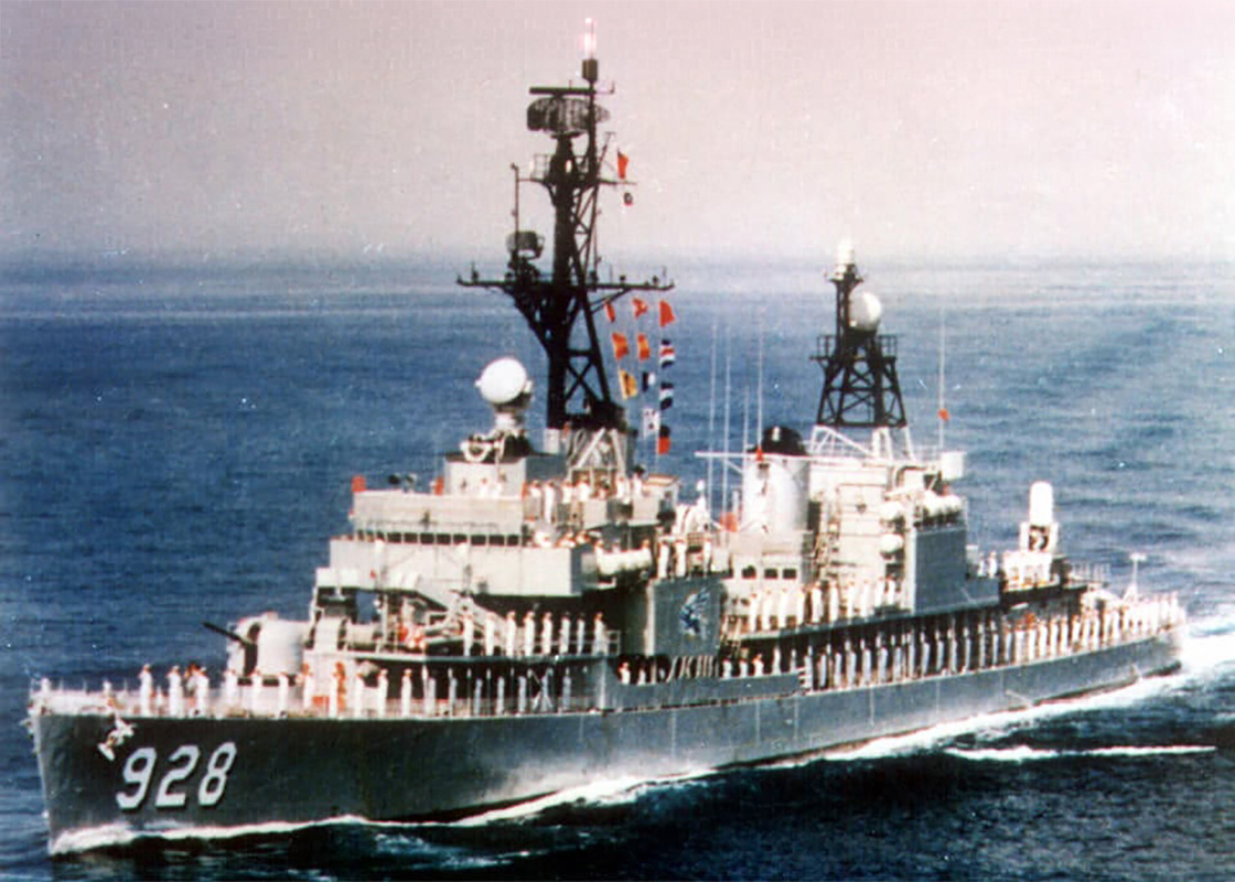 釋湛阿 阿闍梨當兵時的928正陽艦(73年為莒光艦、敦睦艦）
